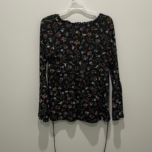 womens no boundaries size 11 flowered shirt - Picture 6 of 9